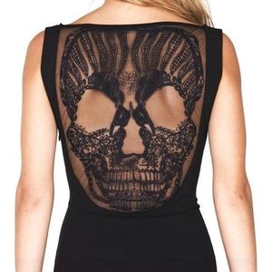 Skull mini dress